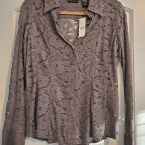 NWT New York and Co lace blouse